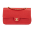 Classic Medium Double Flap, &pound;3,500, Handbags, Red, Caviar, Front view